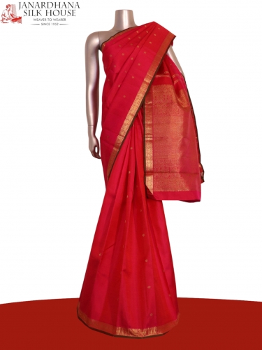 Pure Handloom Kanjeevaram Silk Saree